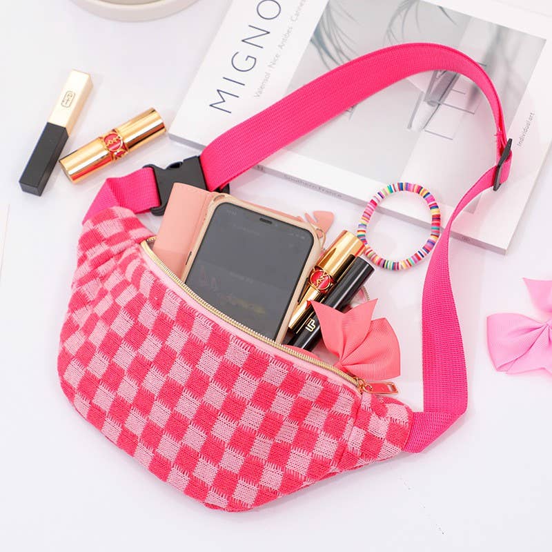 Checkered Flag Fanny Pack - 2 Colors