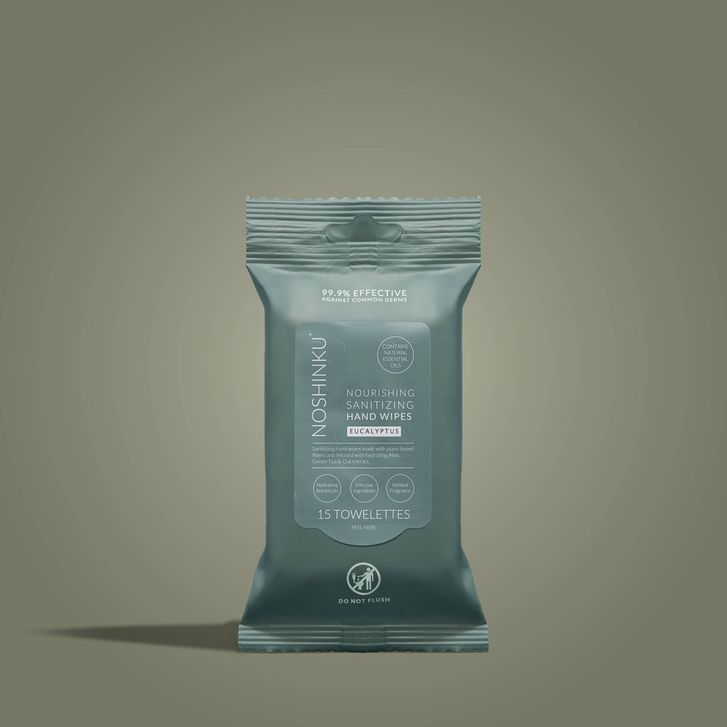Eucalyptus Nourishing Hand Sanitizing Travel Wipes