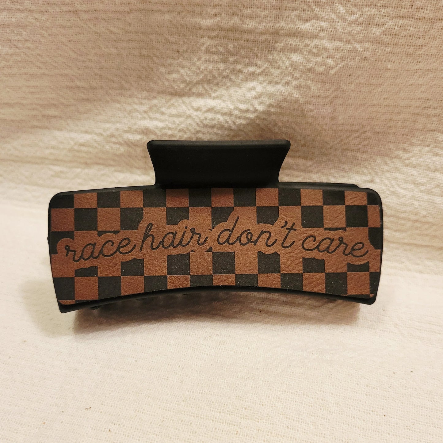 Race Hair Don't Care Hair Claw Clip - Brown