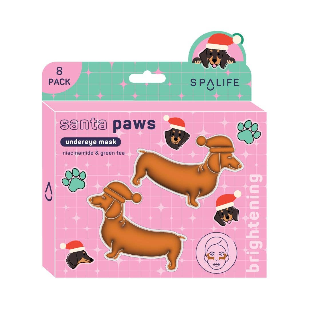 Christmas Holiday Santa Paws Brightening Undereye Patches | 8 Pk