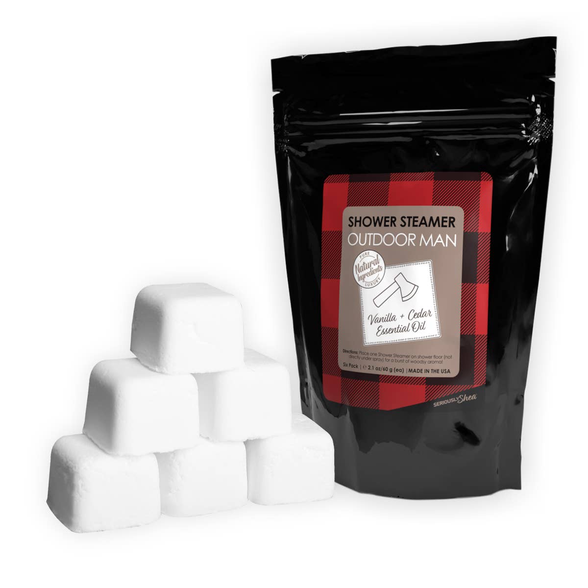 Christmas Men's Shower Steamer 6-pack | Outdoor Man