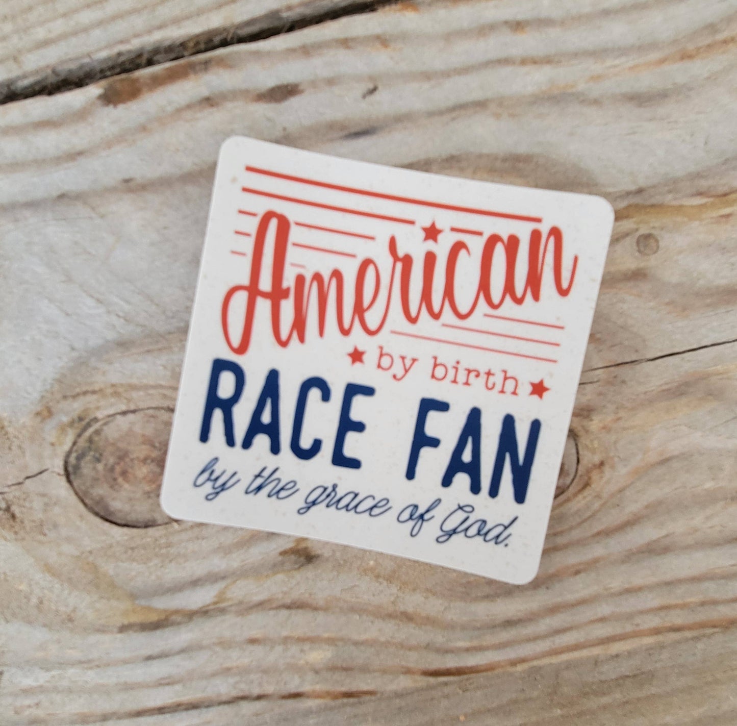 American by Birth Sticker