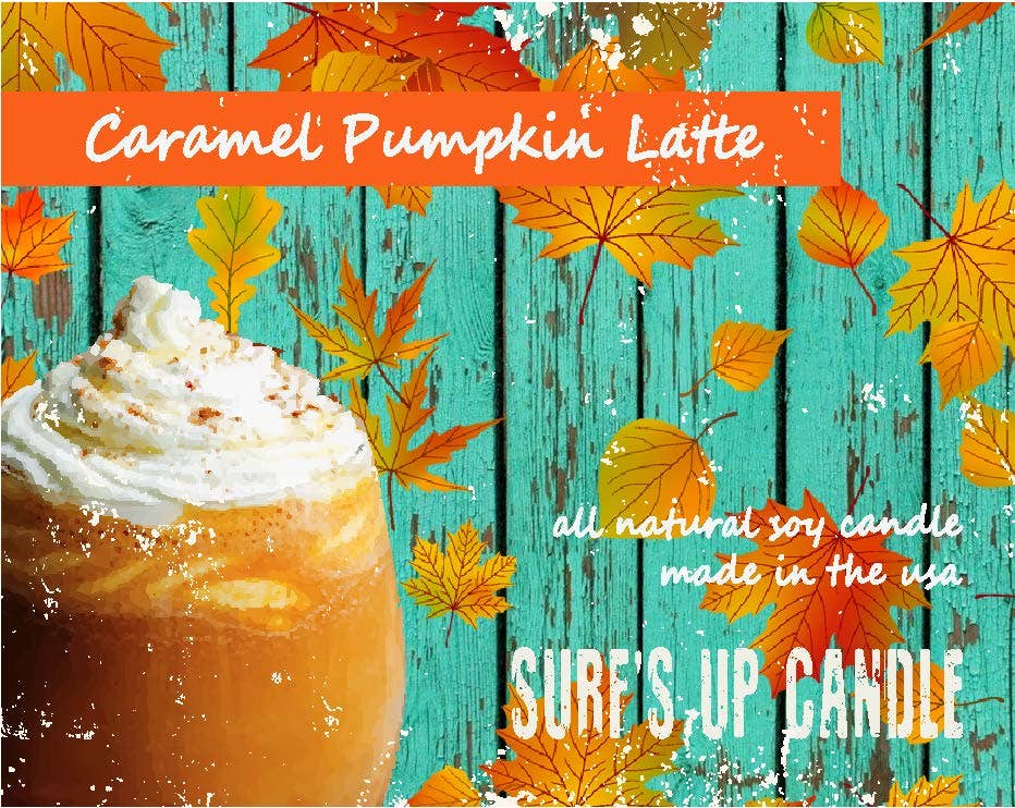 Caramel Pumpkin Latte Paint Can Candle - Vintage Collection - 1/4 Pint