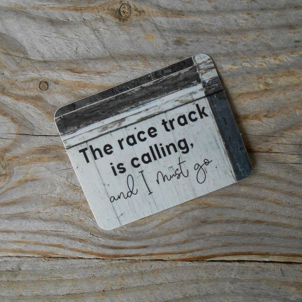 The Race Track is Calling Sticker