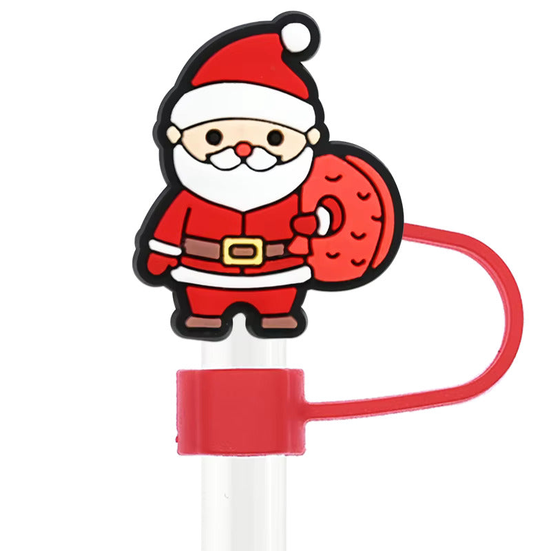 Santa Straw Topper