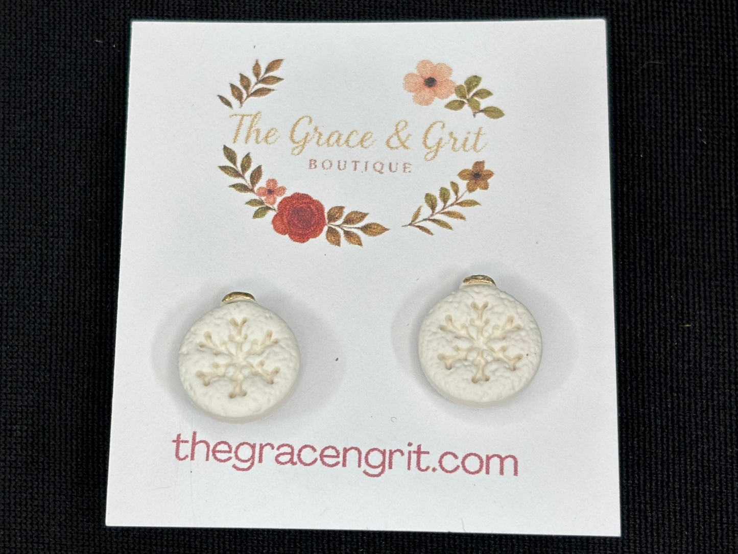 Trim The Tree Collection | Polymer Clay Studs - Earrings
