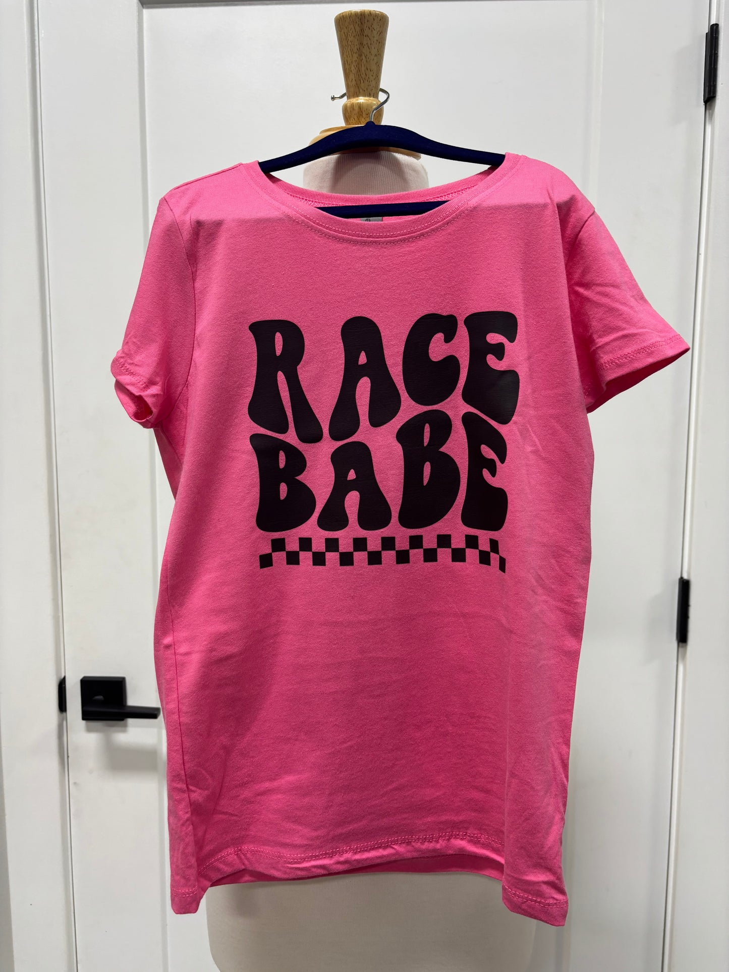Race Babe YOUTH Pink T-Shirt