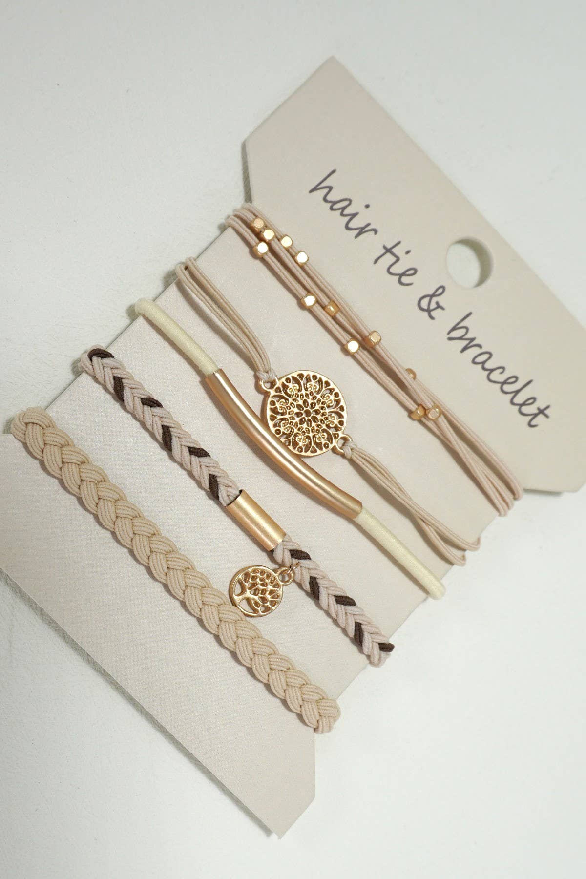 Boho Dual Function Knot Bracelet Hair Ties