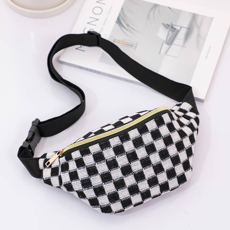 Checkered Flag Fanny Pack - 2 Colors