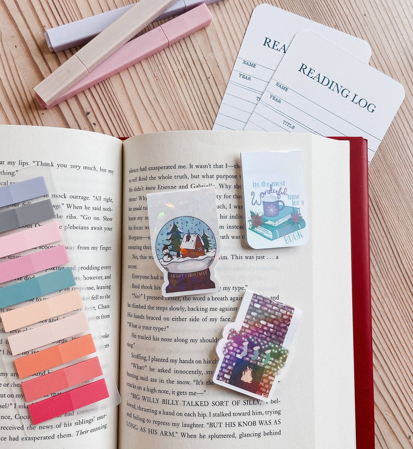 Holiday Magnetic Bookmarks