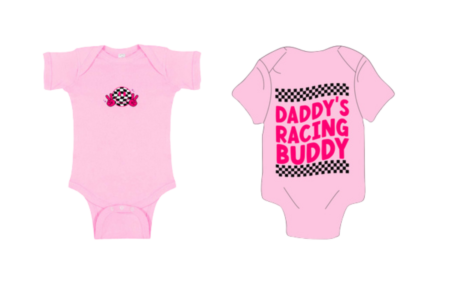 "Daddy's Racing Buddy" Onesie