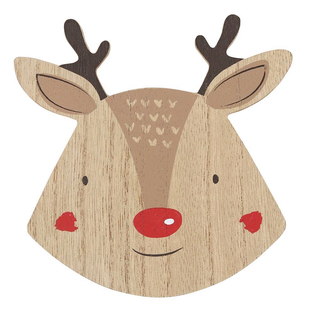 Christmas Reindeer Coasters - Set of 4