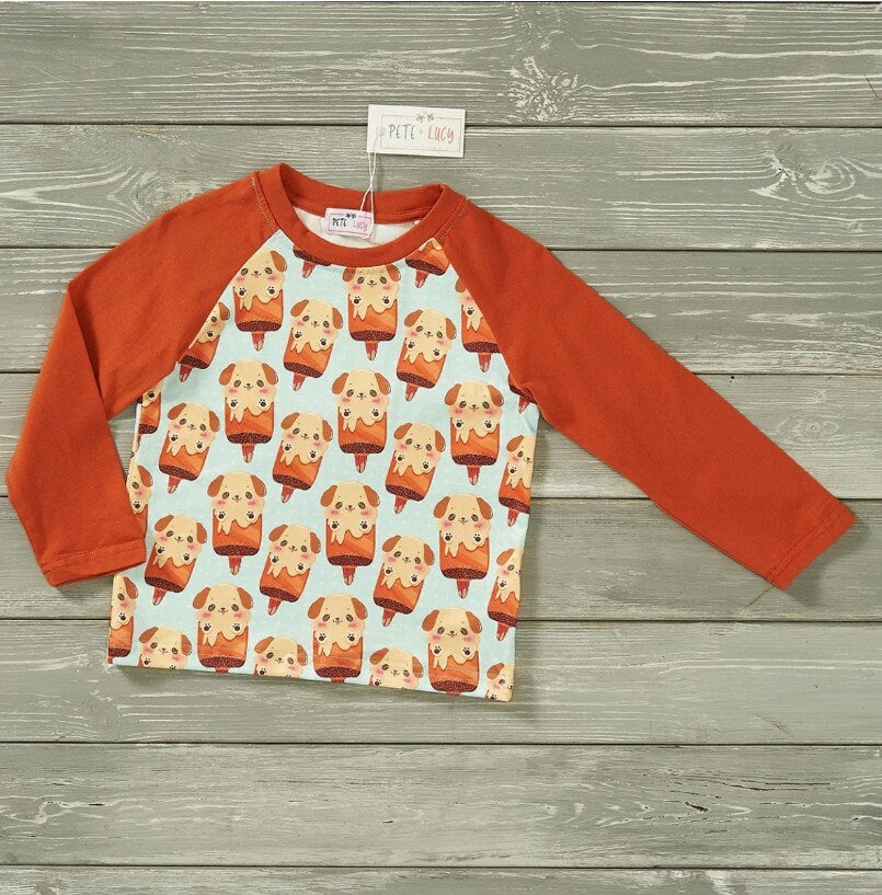 Pup-sicle - Boys Long Sleeve Shirt