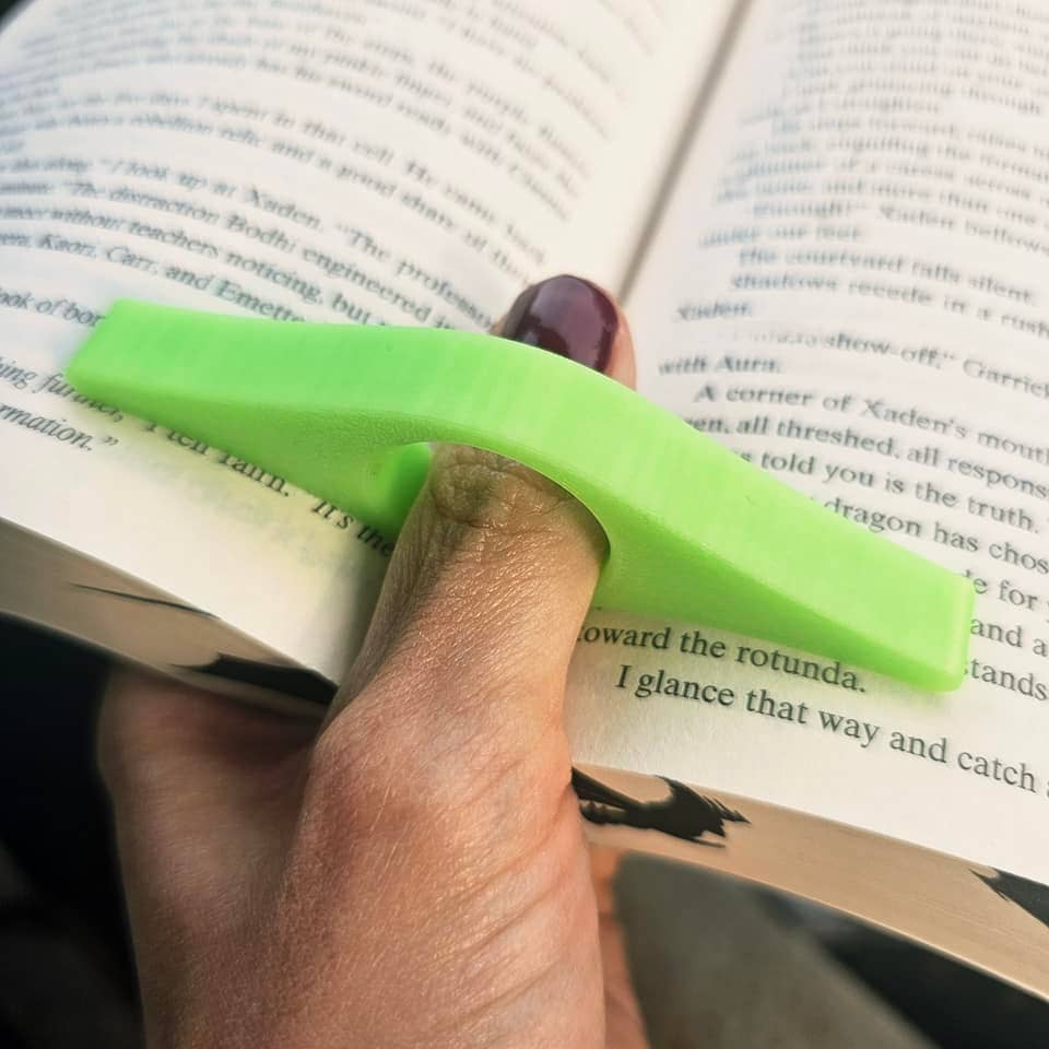 Book Holder Thumb Page Keeper Bookworm Gifts Bookish