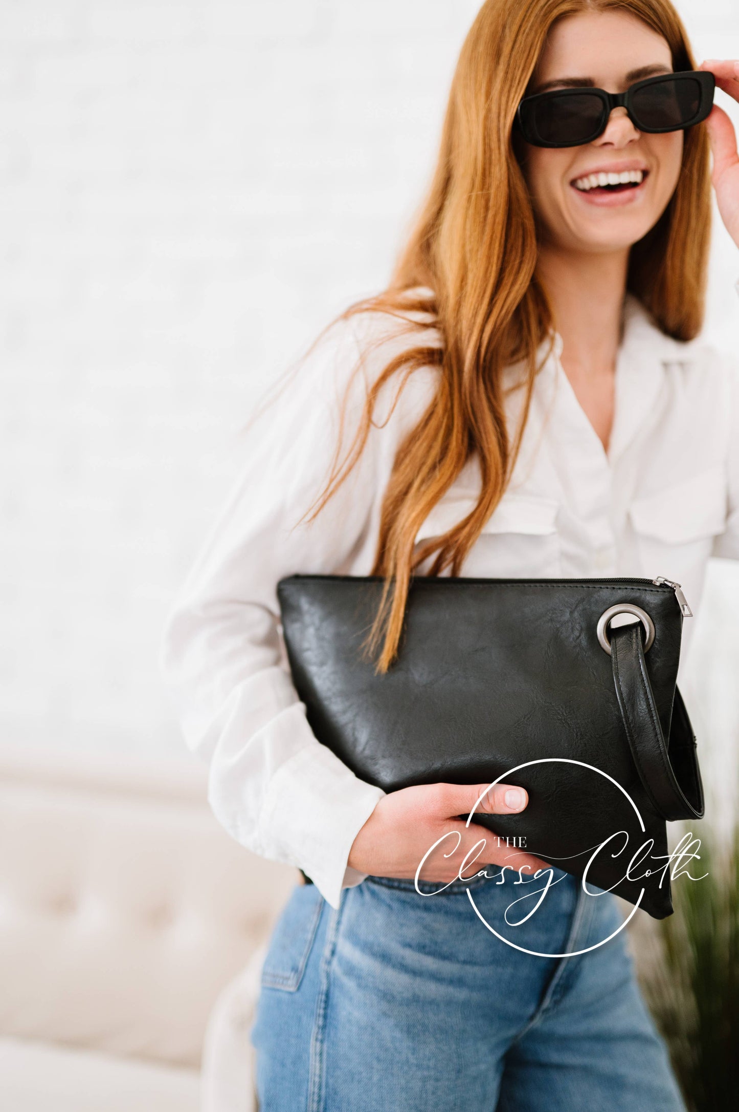 Trendy Clutch - Solid Black