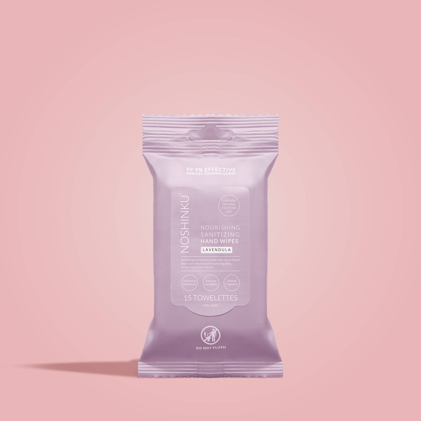 Lavender Nourishing Hand Sanitizing Travel Wipes