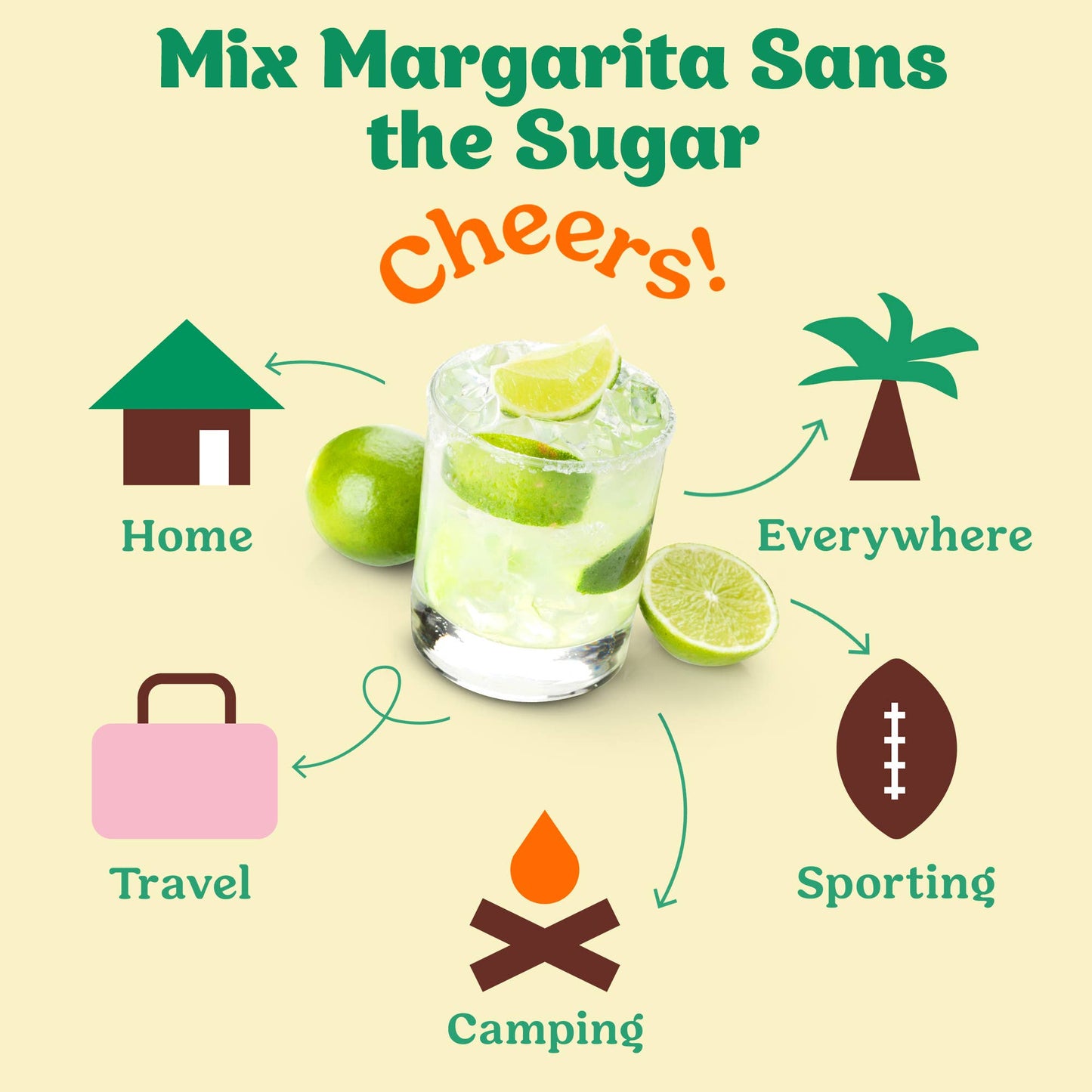 Skinny Margarita Cocktail / Mocktail Mixer