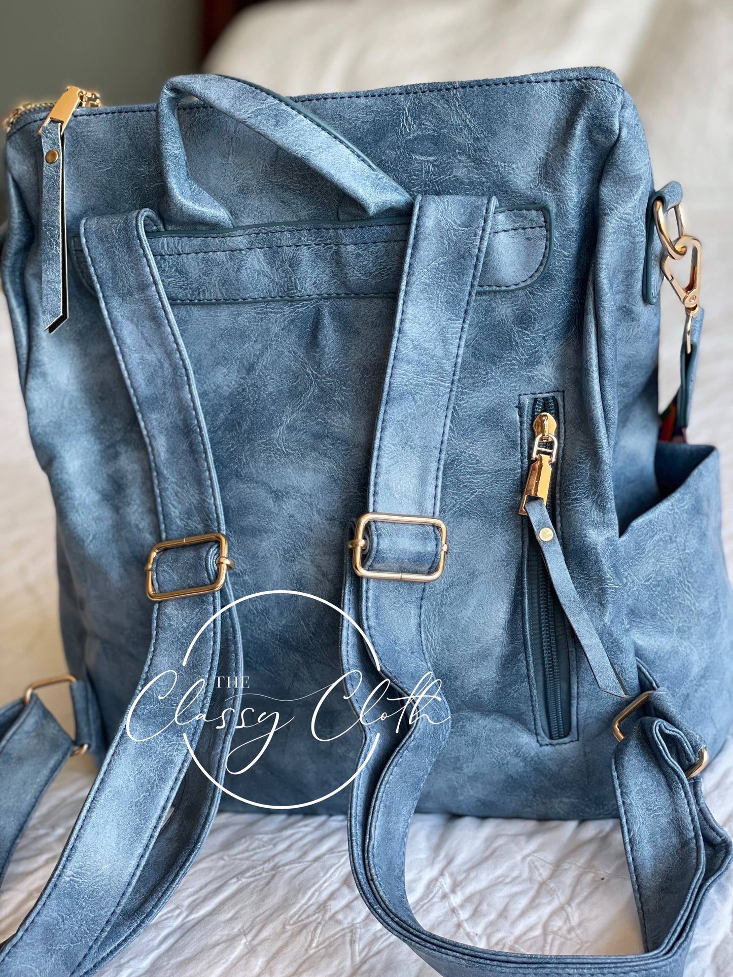 Convertible Backpack - Brilliant Blue