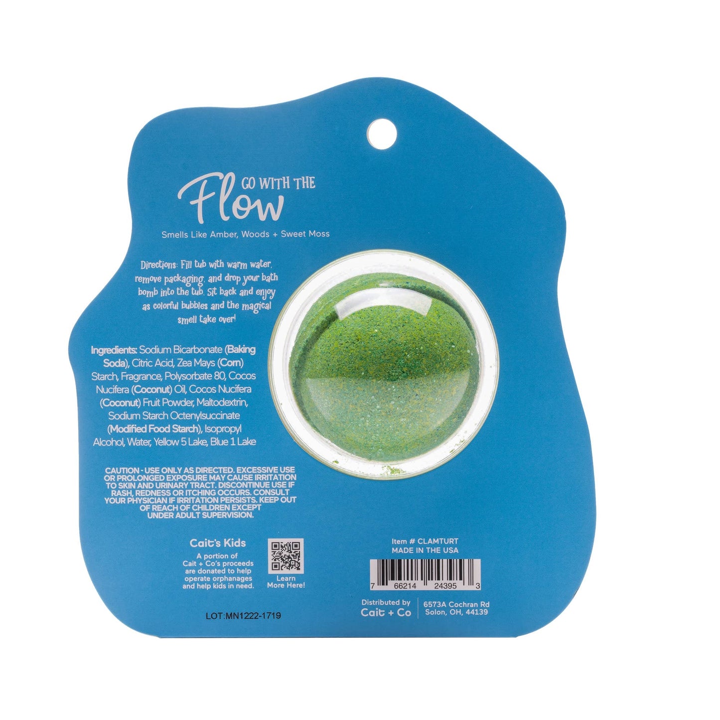 Go With the Flow Sea Turtle Clamshell Bath Bomb
