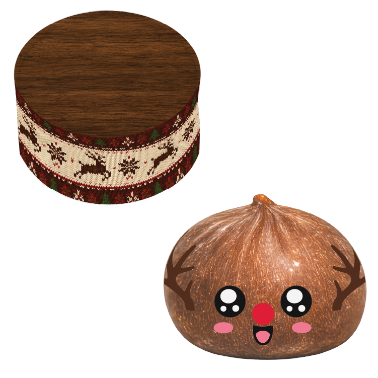 Christmas Dumpling Squishy Toy