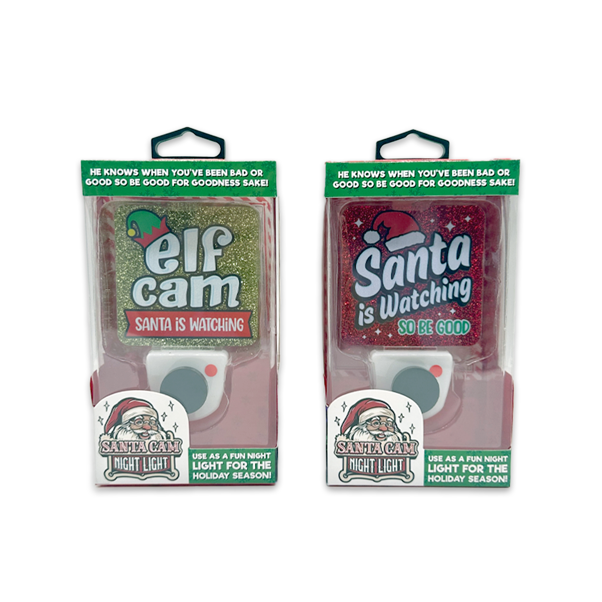 Christmas Santa Cam Night Light AC Wall