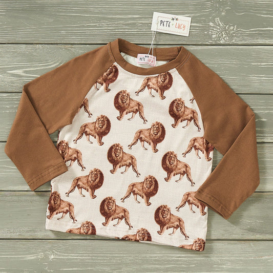On A Safari - Boys Long Sleeve Shirt