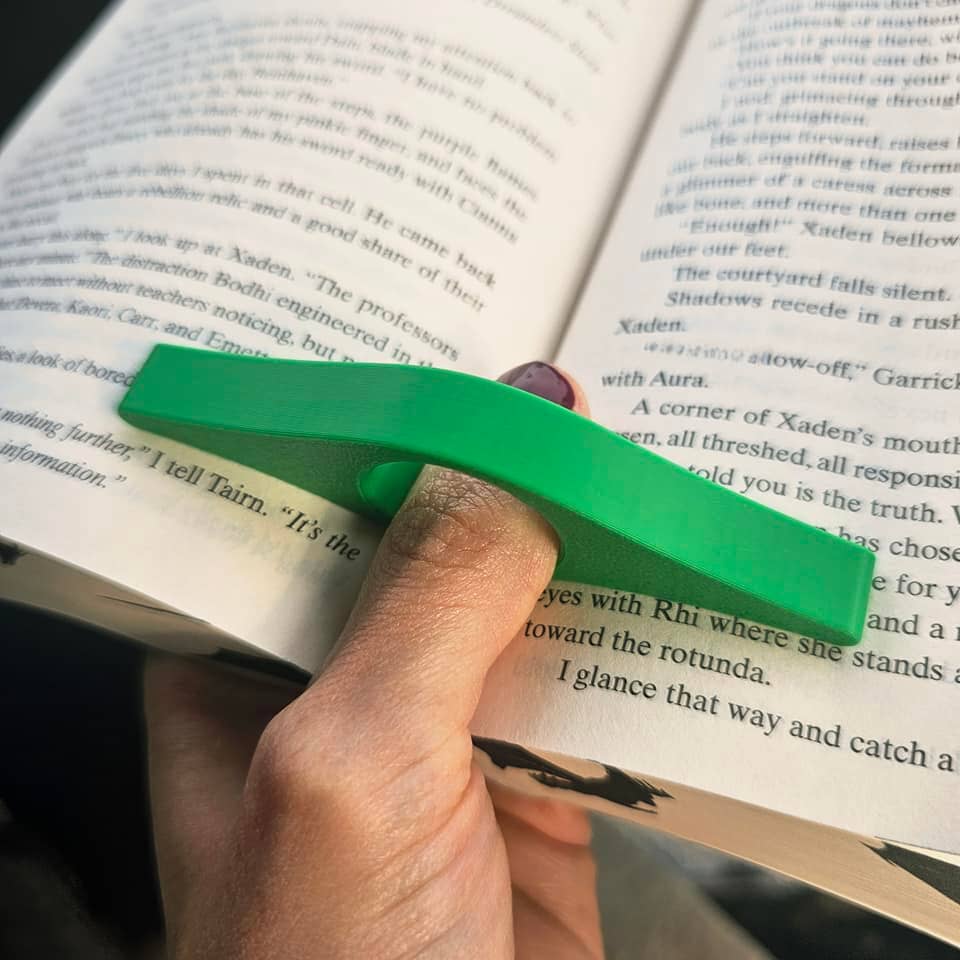 Book Holder Thumb Page Keeper Bookworm Gifts Bookish