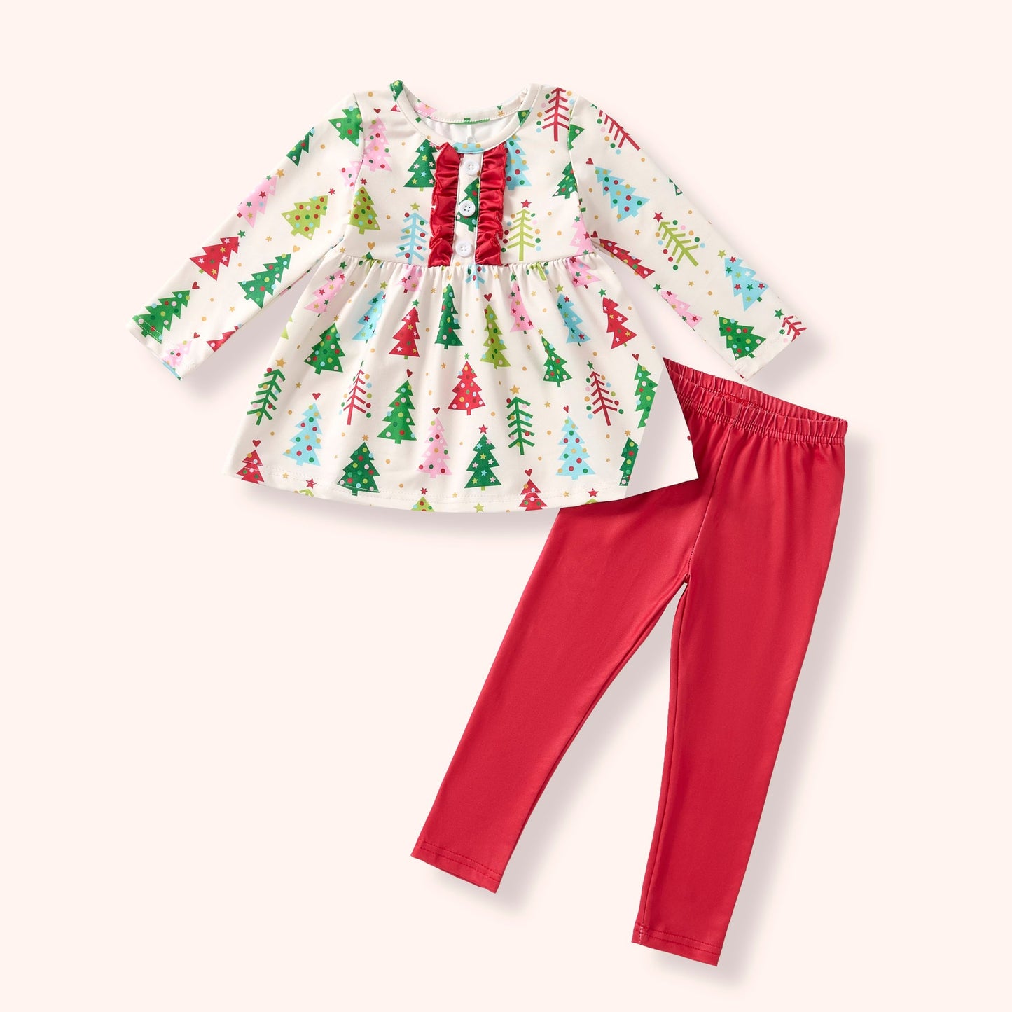 Christmas Tree Splendor - Pants Set