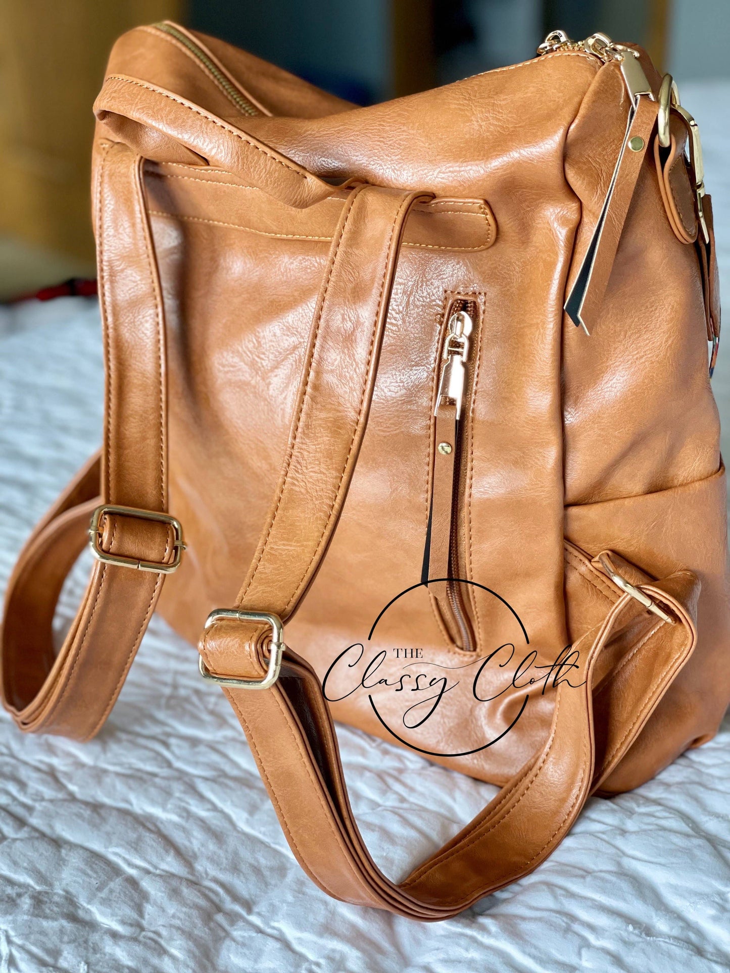 Convertible Backpack - Tan