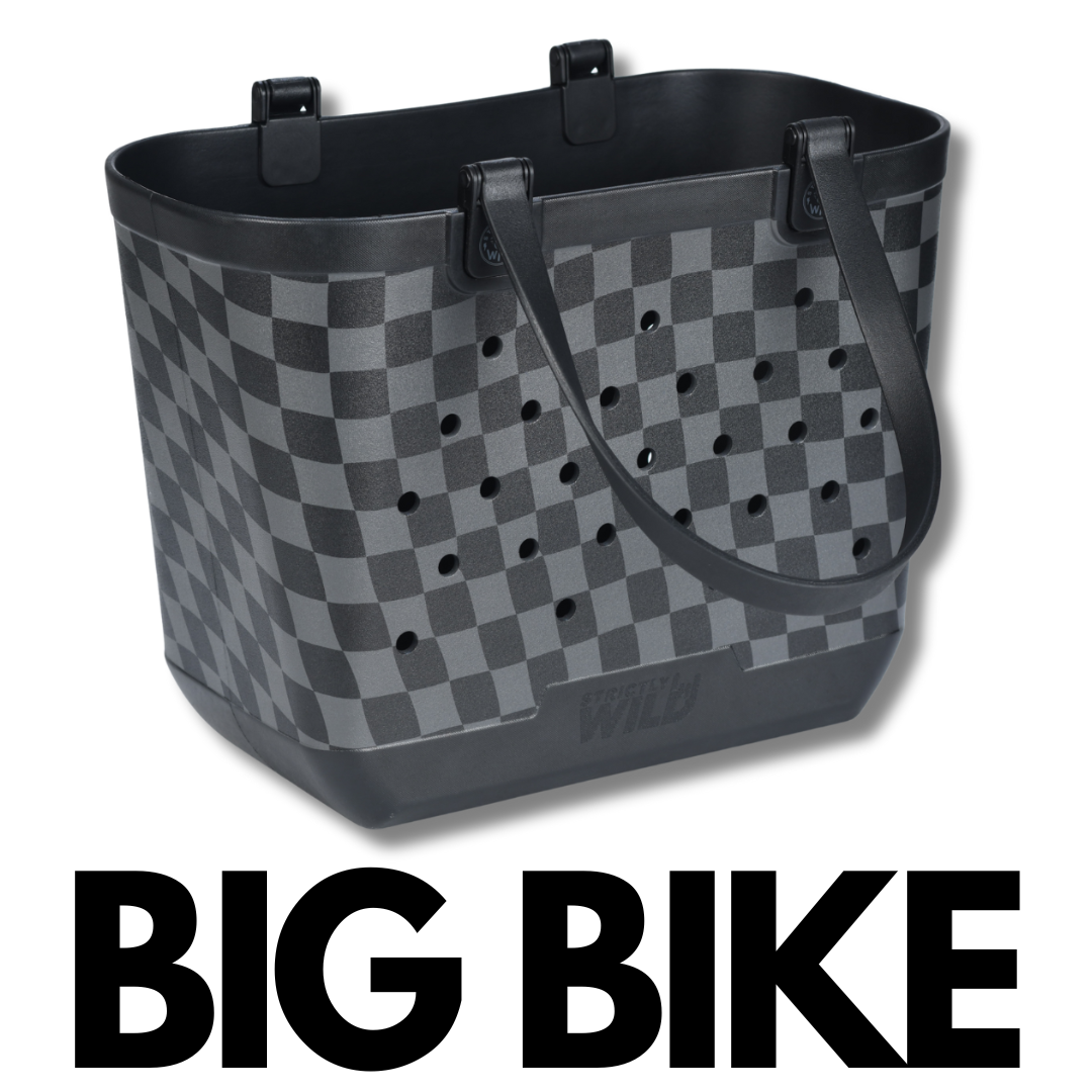Black Checkered Tote