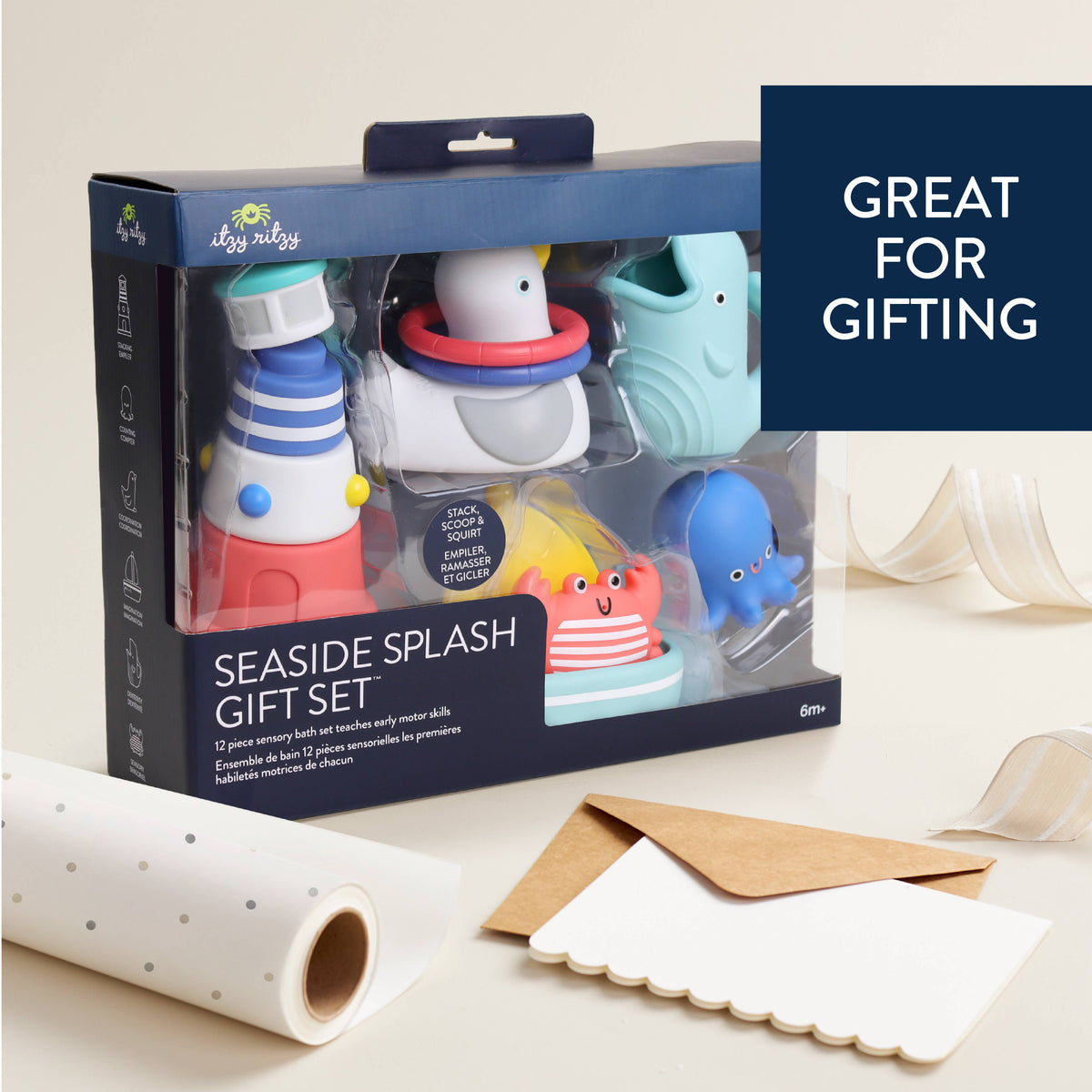 Seaside Splash Gift Set™ Bath + Water Toy