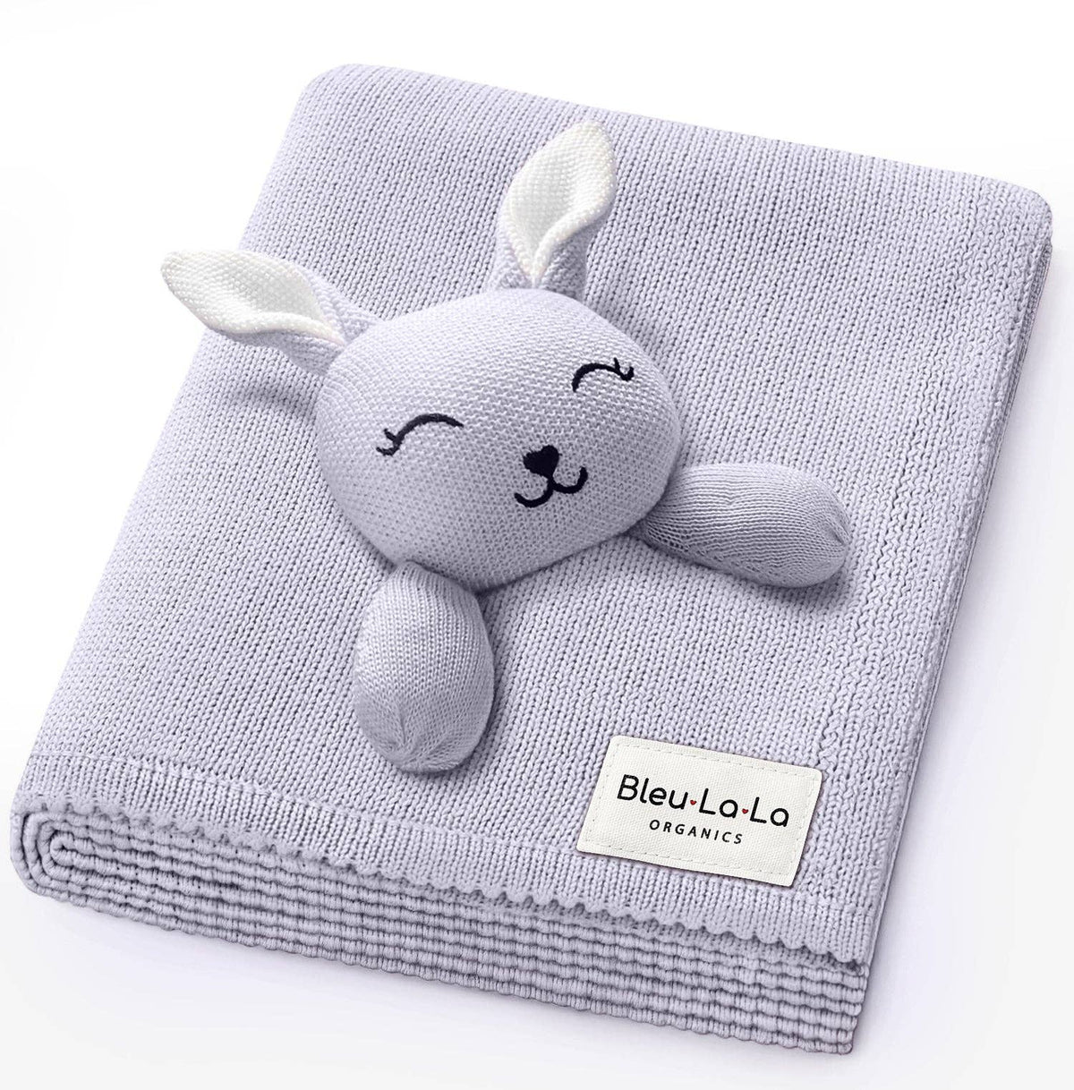 Blanket Lovey - 100% Organic Cotton Baby Blanket with Comfort Lovey