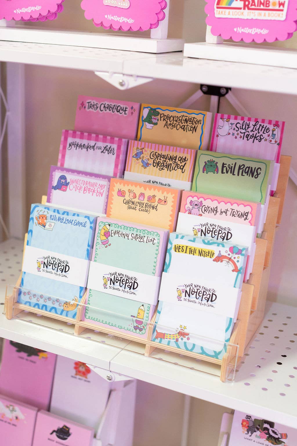 Bookmarked for Later Notepad – Cute Bookish Read Stationery