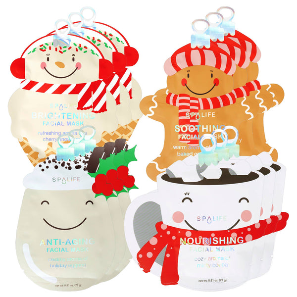 Holiday Treats Christmas Assorted Skincare Masks