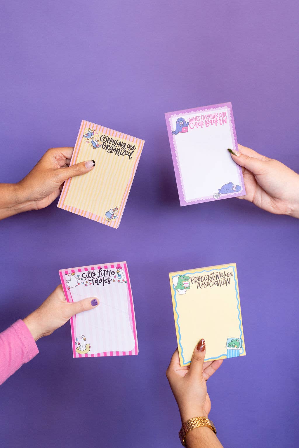Funny Procrastination Silly Notepad – Alligator Office Humor