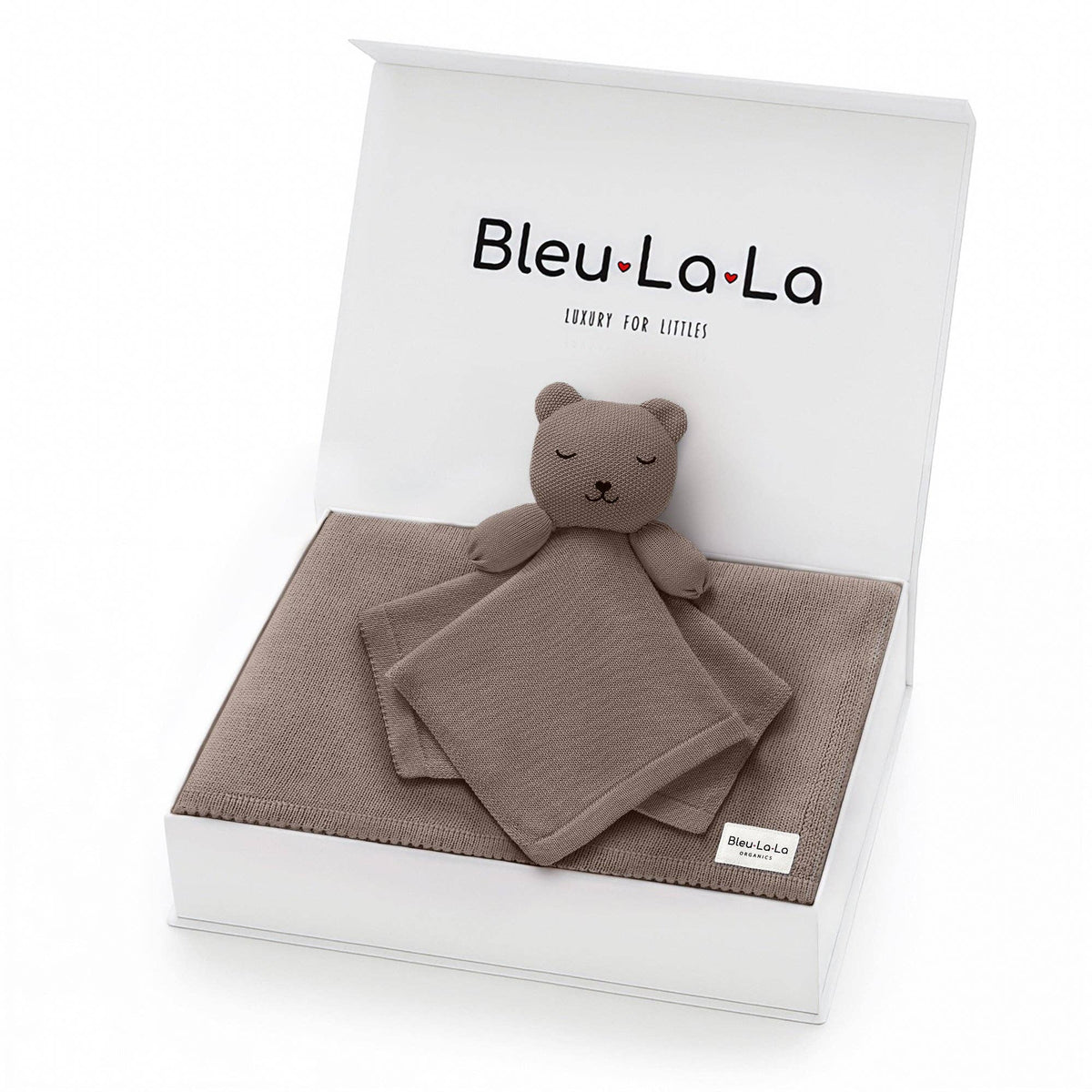 Blanket and Lovey Security Blanket Organic Cotton Gift Set