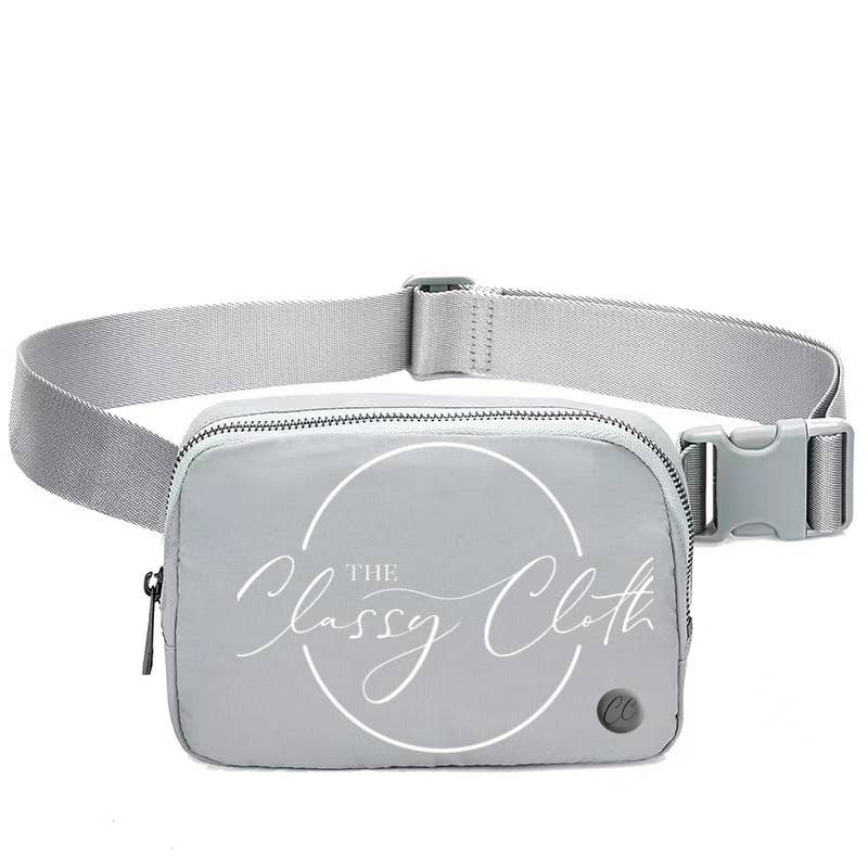 Nylon Belt Bag- Grey