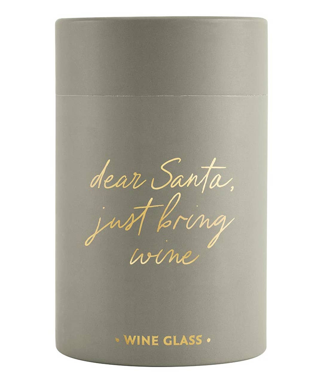 Stemless Wine Glass - Dear Santa