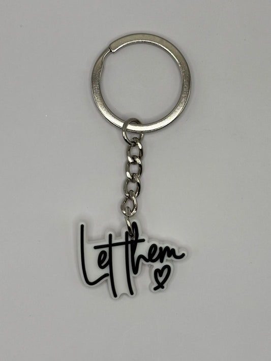 Let Them Key Chain