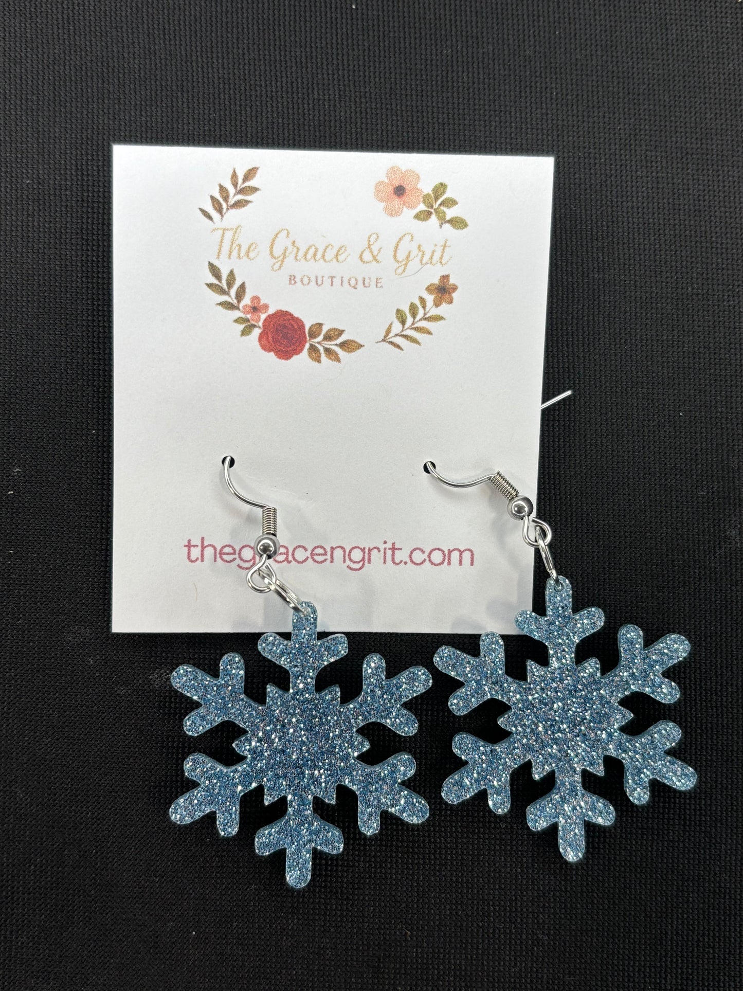 Petite Snowflakes in Ice Shimmer