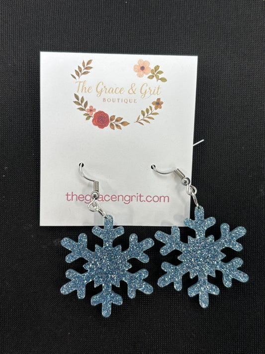 Petite Snowflakes in Ice Shimmer