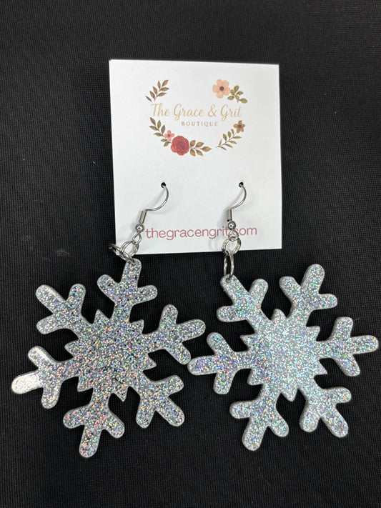 Snowflakes in Holo Silver