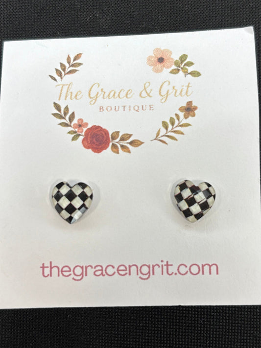 Ready, Set, Love! Checkered Hearts