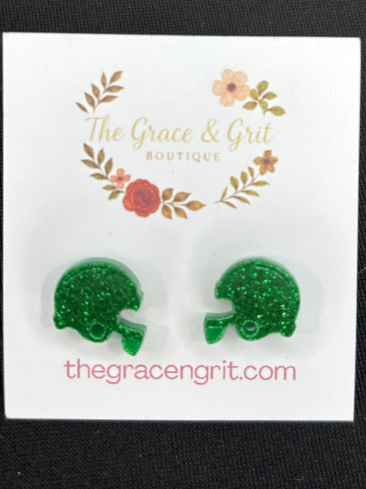 Football Helmet Earrings