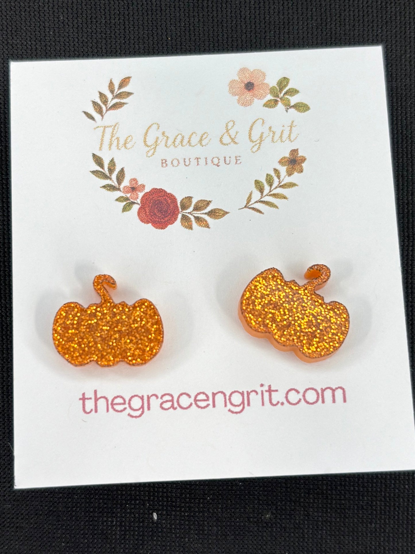 Pumpkins in Orange Earrings