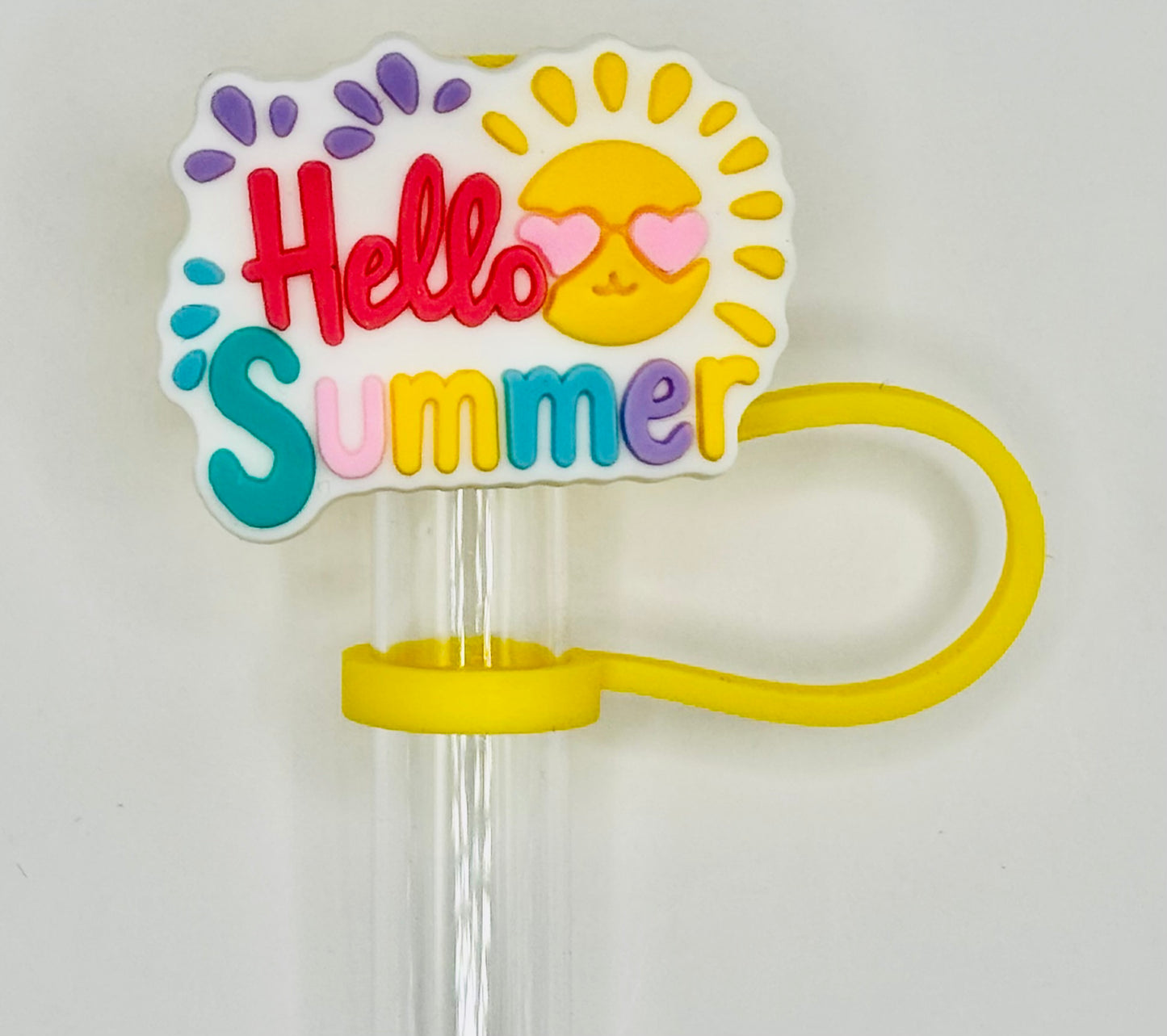 Hello Summer Straw Topper