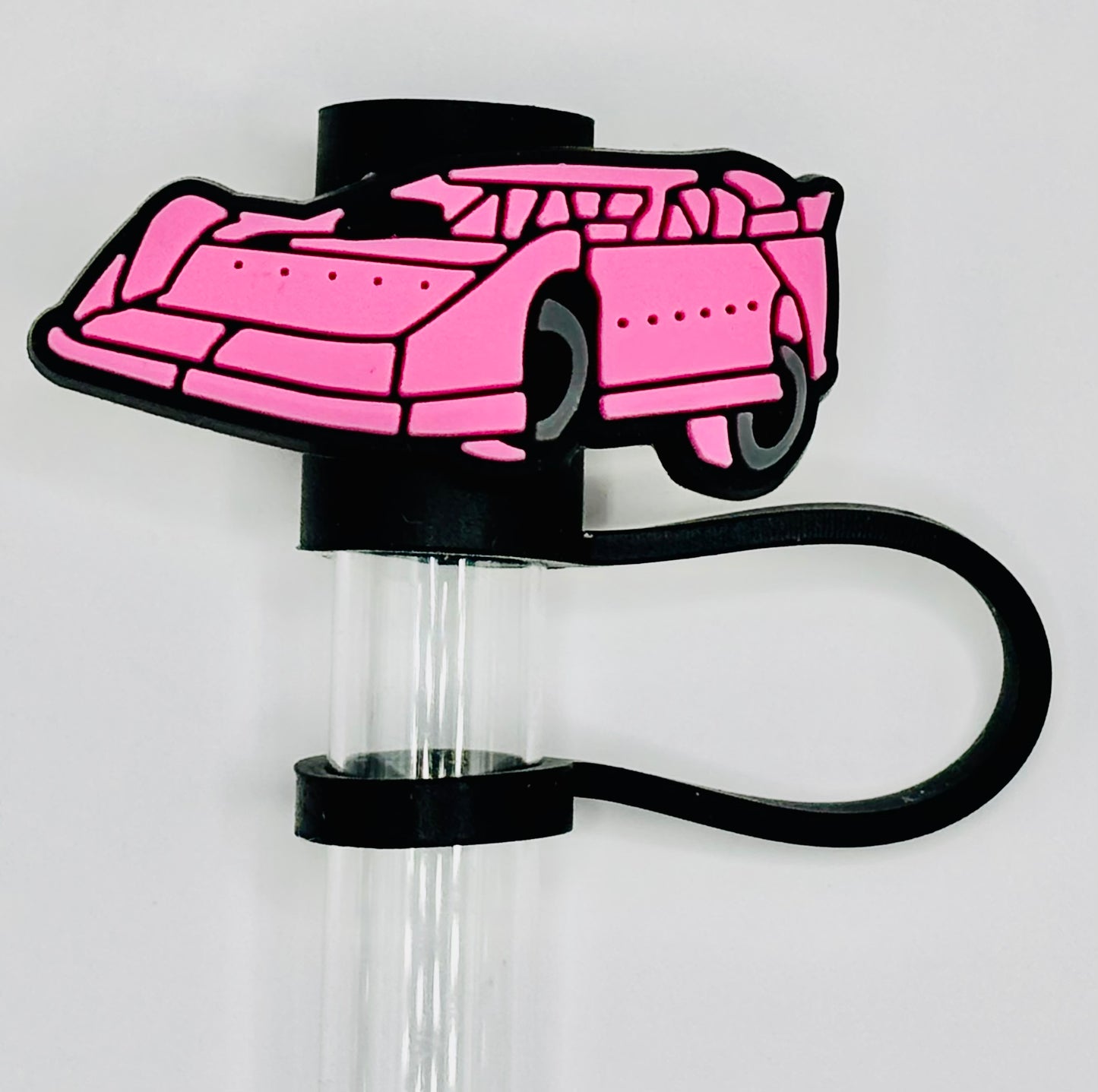 Late Model Straw Topper  - Pink