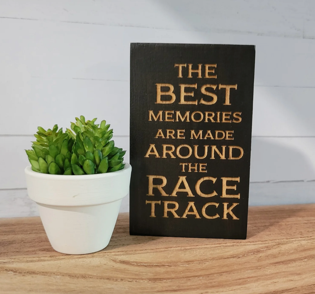 Best Memories Mini Laser Engraved Wood Sign