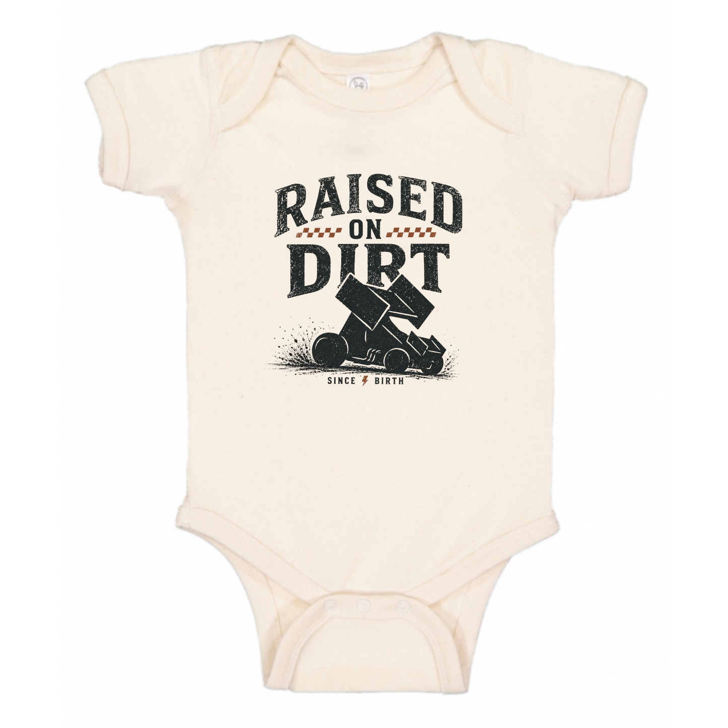 Raised on Dirt Sprint Car Onesie