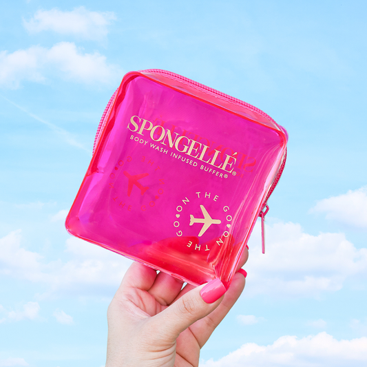 Travel Case - Pink, Black & White